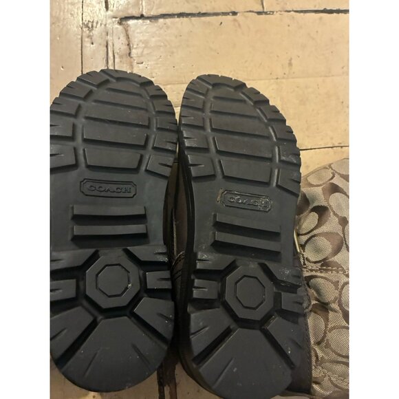 Coach womens leather boots size 6 B leather with buckle - Picture 7 of 8